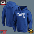 MLB Los Angeles Dodgers Hooded Baseball New Design Hoodie Shirt Blue