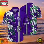 MLB Lush Rockies Orchid Oasis Tropical Style Hot Trending Summer Hawaiian Shirt