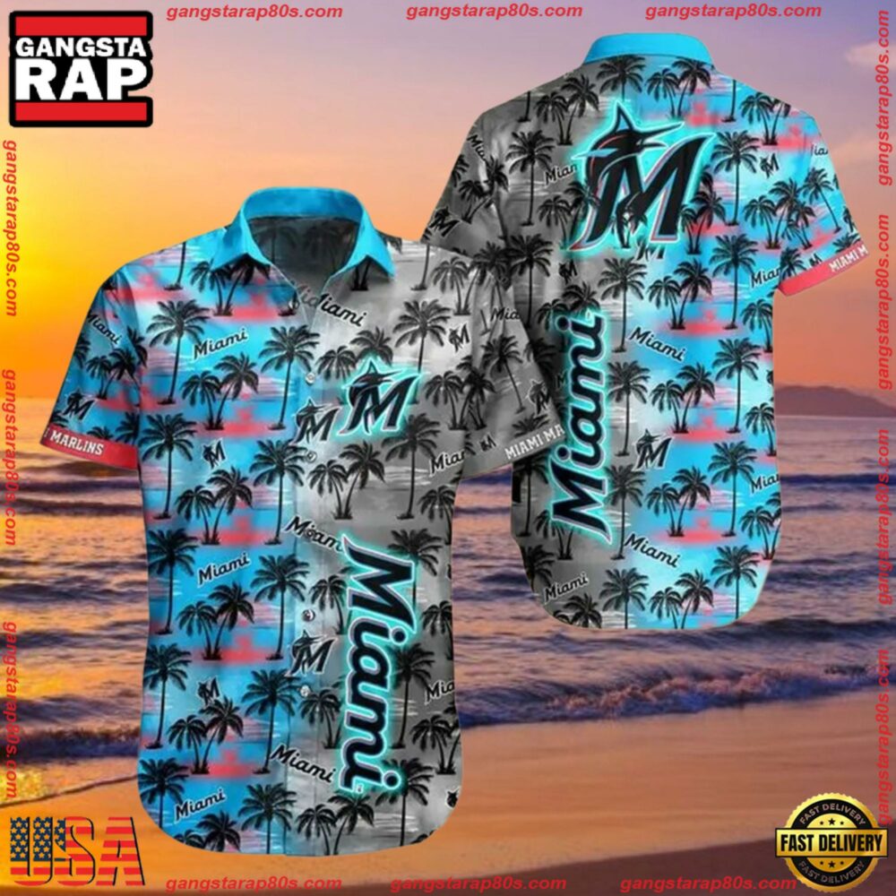 MLB Miami Marlins Aloha Hawaiian Shirt