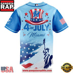 MLB Miami Marlins X Independence Day Special Edition Baseball Jerseys
