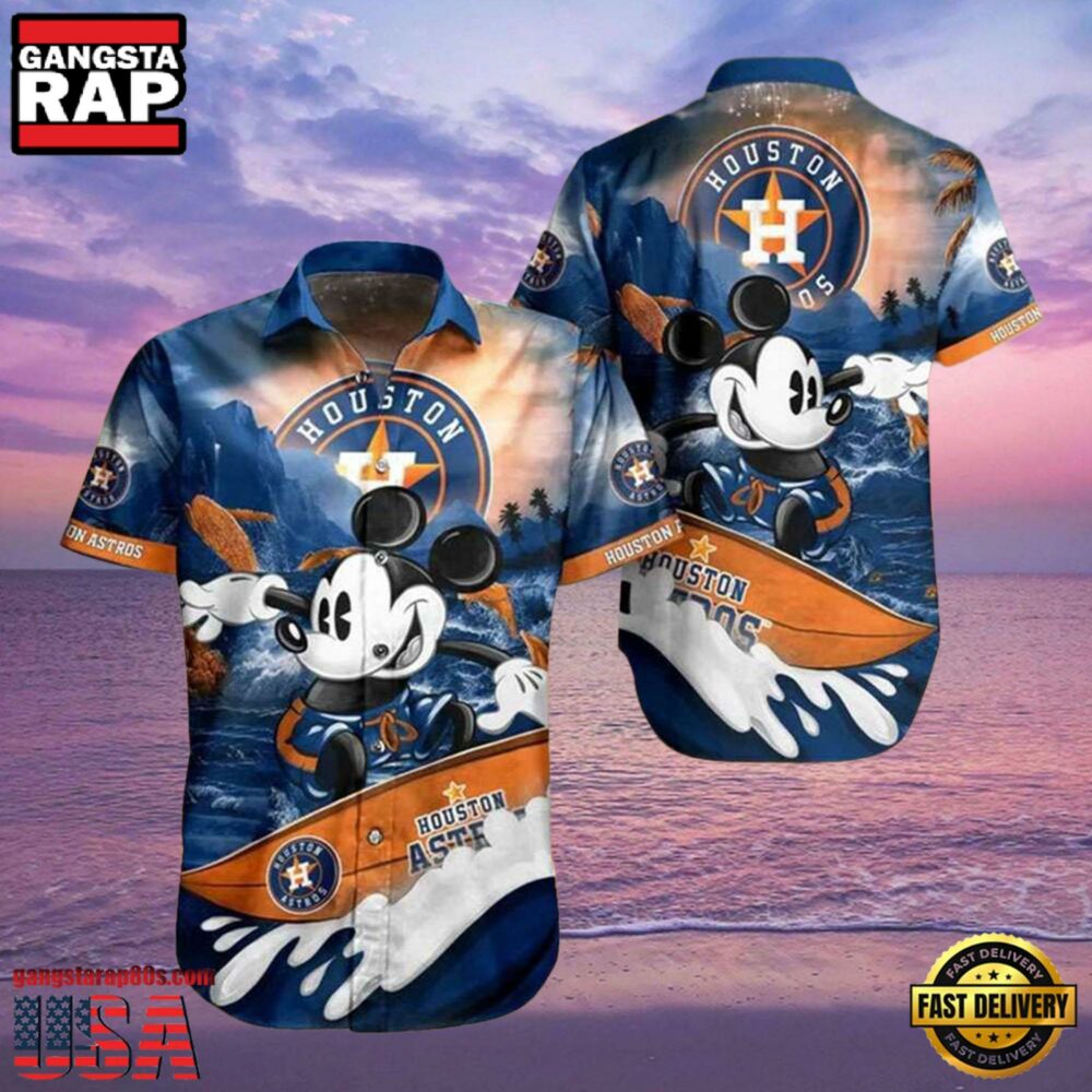 MLB Milwaukee Brewers Flower Tropical Hot Summer Hawaiian Button Down Shirt