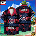 MLB Minnesota Twins Tiki Tropical Summer Hawaiian Shirt