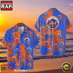 MLB New York Mets Tropical Palm Trees Aloha Hawaiian Shirt
