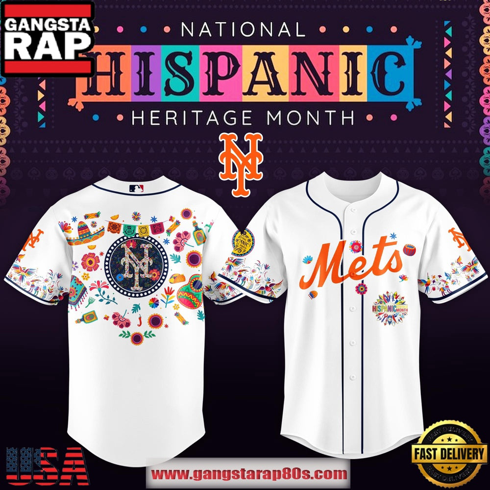 MLB New York Mets X Hispanic Heritage Special Edition Baseball Jersey