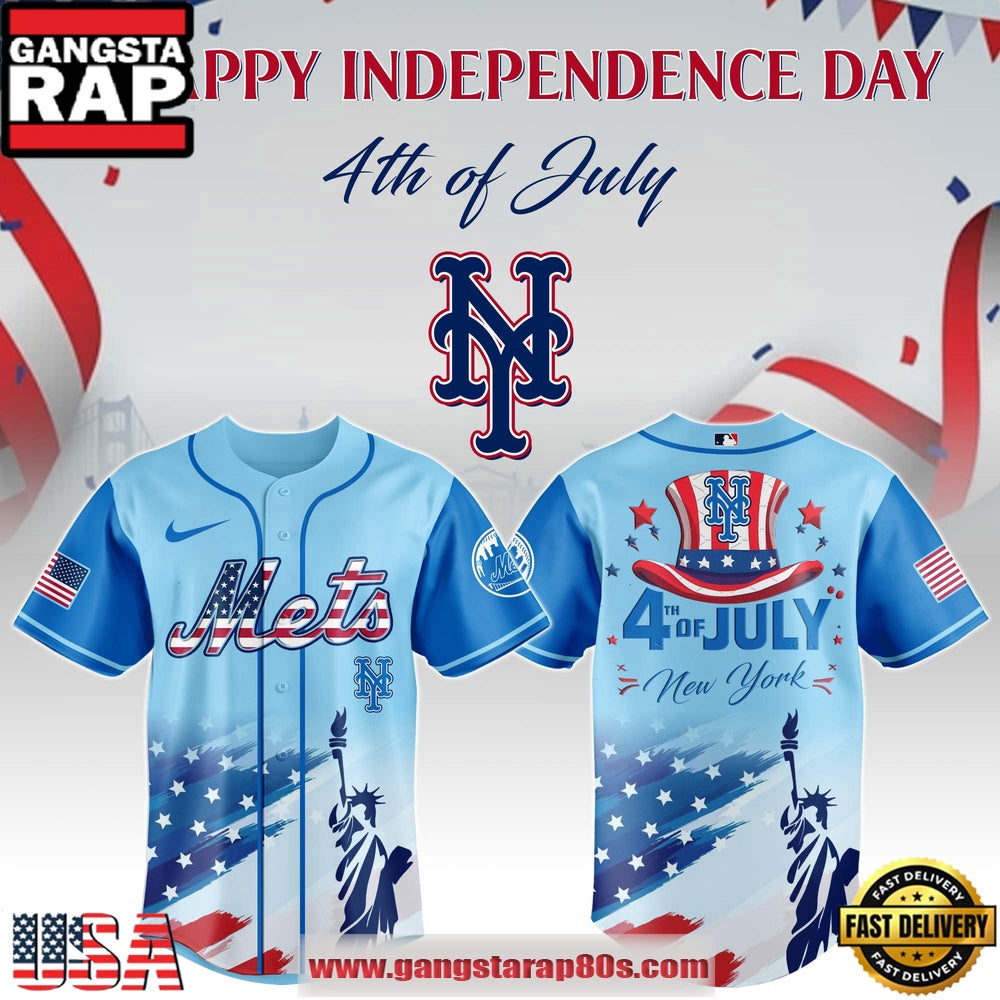MLB New York Mets X Independence Day Special Edition Baseball Jerseys