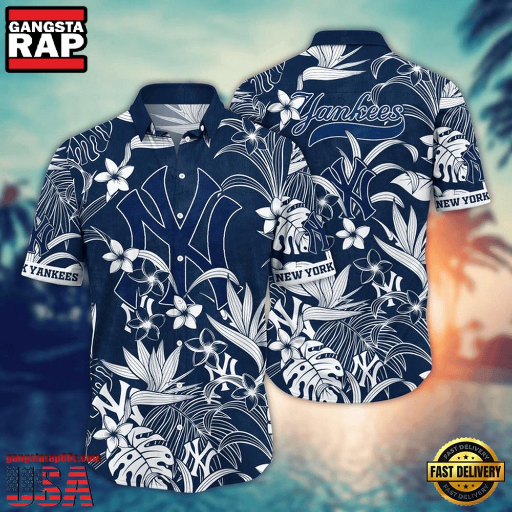 MLB New York Yankees Midnight Tropic Aloha Hawaiian Shirt