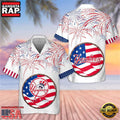 MLB New York Yankees Stars And Stripes Celebration Aloha Hawaiian Shirt