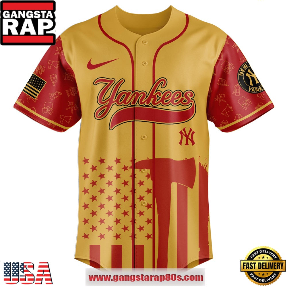 MLB New York Yankees x Firefighter Appreciation Night Special Edition Baseball Jerseys