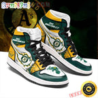 MLB Oakland Athletics Air Jordan 1 High Sneakers Timeless Jordan 1 Kicks