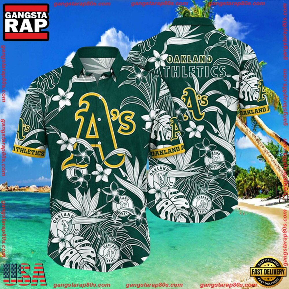 MLB Oakland Athletics Aloha Hawaiian Shirt