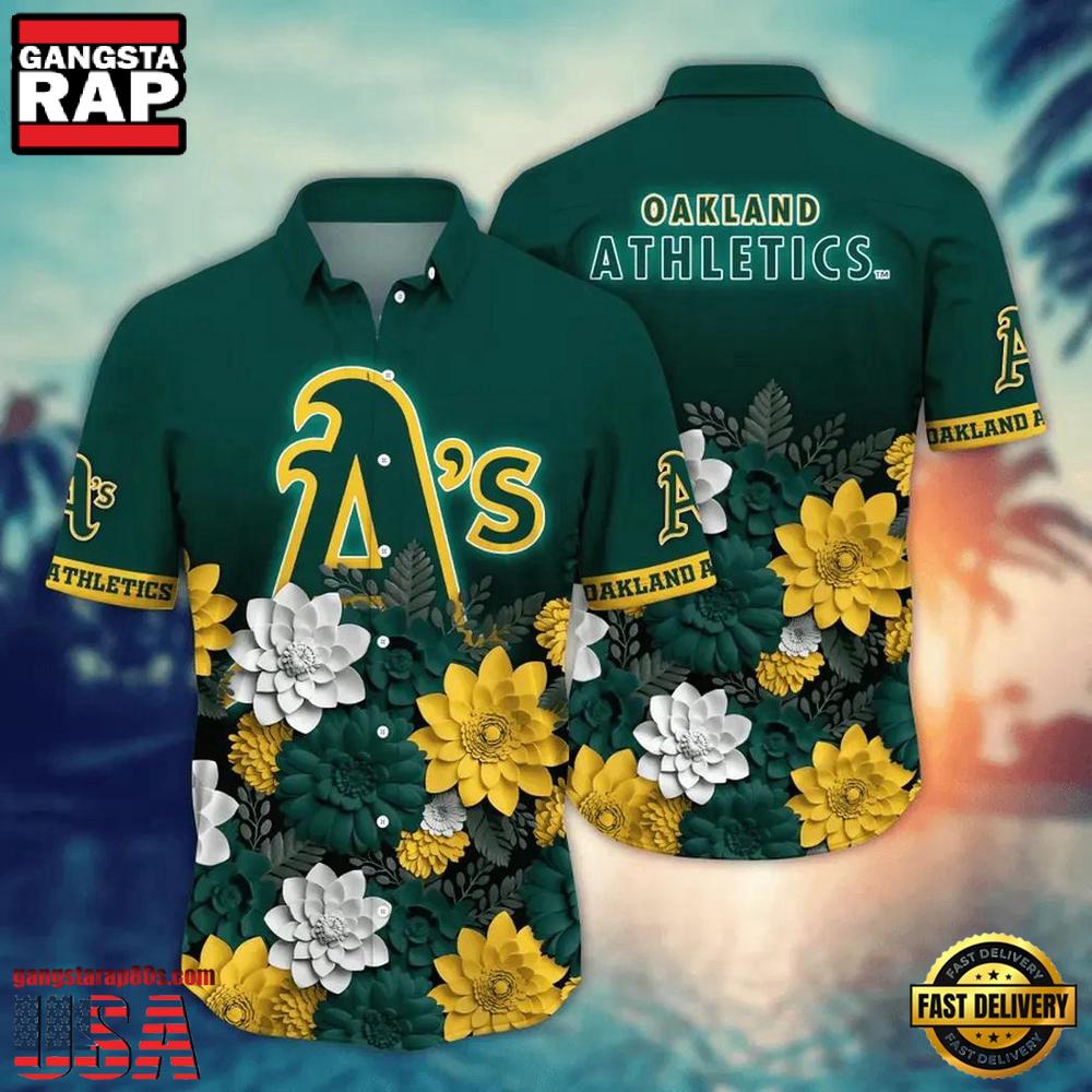 MLB Oakland Athletics Summer Aloha New Hawaiian Shirt Designer