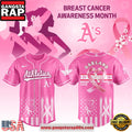 MLB Oakland Athletics X Breast Cancer Awareness Month Special Edition Baseball Jersey