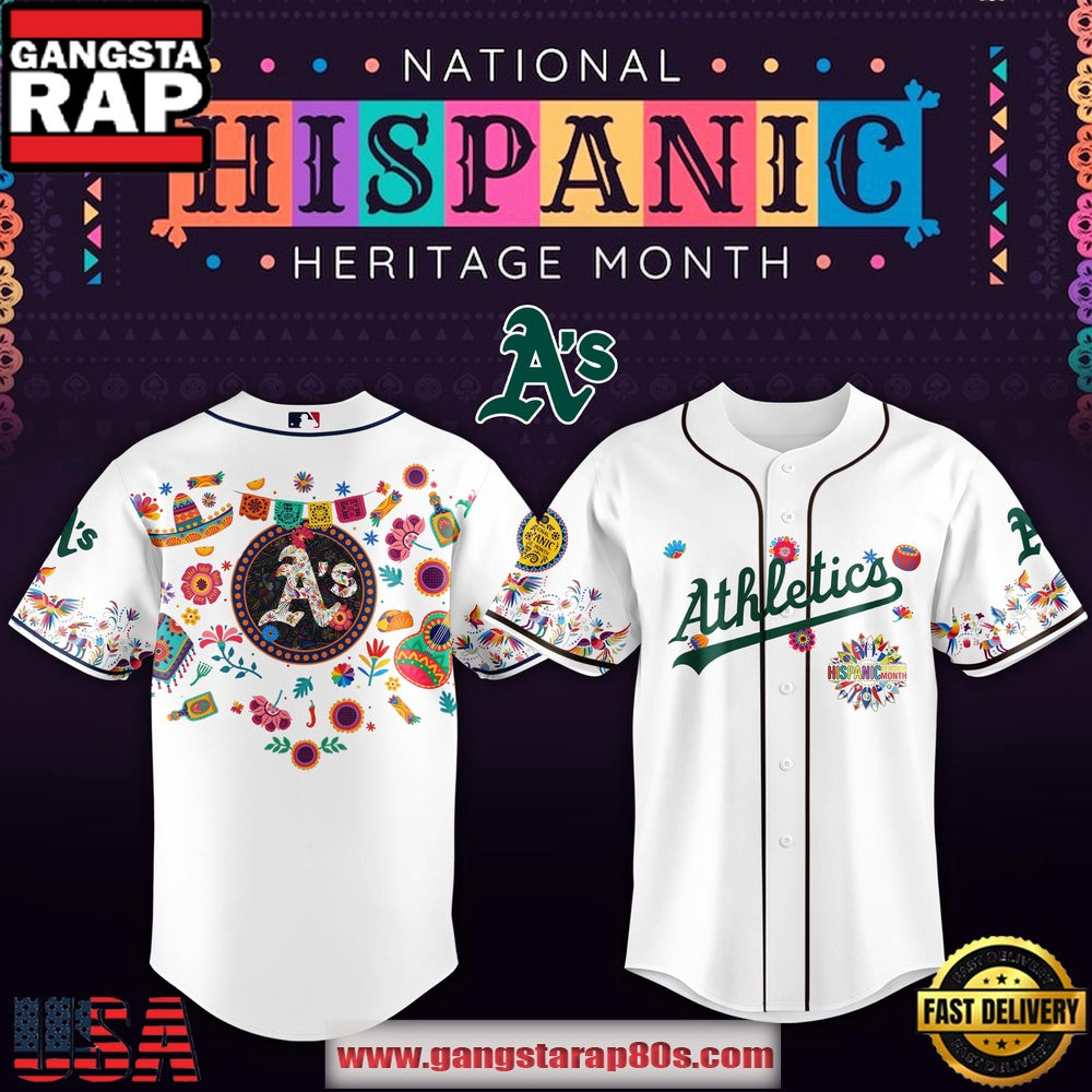 MLB Oakland Athletics X Hispanic Heritage Special Edition Baseball Jersey