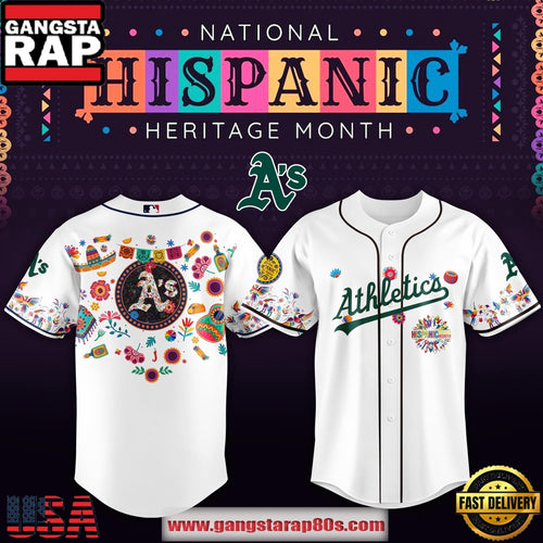 MLB Oakland Athletics X Hispanic Heritage Special Edition Baseball Jersey