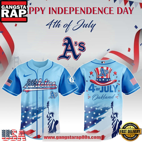 MLB Oakland Athletics X Independence Day Special Edition Baseball Jerseys