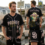 MLB Padres Foster The People Good Mourning Sunshine Tour Baseball Jersey