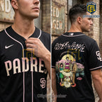 MLB Padres Foster The People Good Mourning Sunshine Tour Baseball Jersey