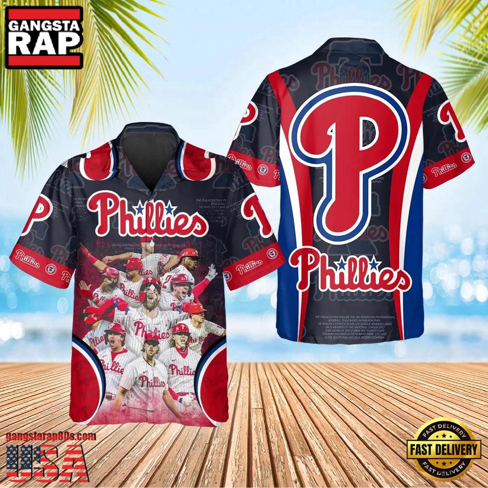 MLB Philadelphia Phillies All-Star Player Hawaiian Shirt Designer