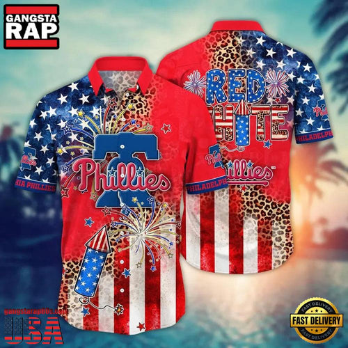 MLB Philadelphia Phillies Aloha Baseball Team Hawaiian Shirt Designer