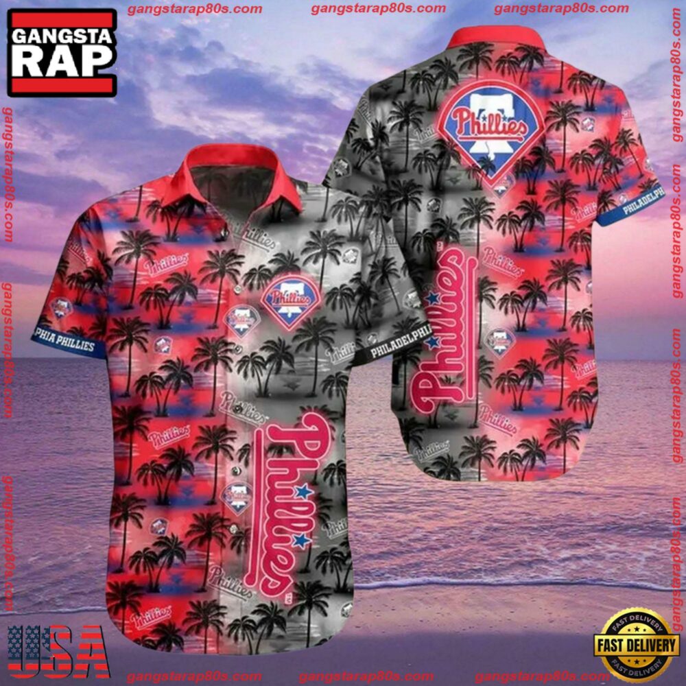 MLB Philadelphia Phillies Aloha Hawaiian Shirt