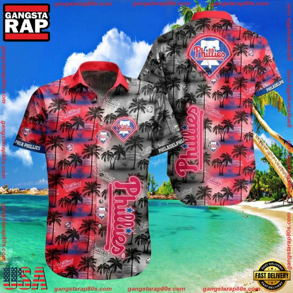 MLB Philadelphia Phillies Aloha Hawaiian Shirt