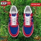 MLB Philadelphia Phillies Custom Name Number New Design Air Force 1 Shoes Sneaker