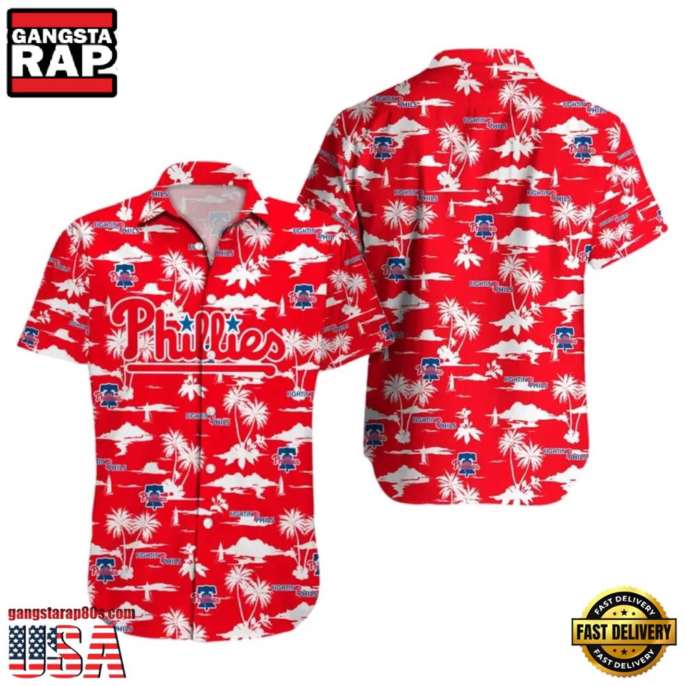 MLB Philadelphia Phillies Coastal Breeze Hawaiian Shirt Designer