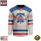 MLB Custom Philadelphia Phillies Special Hockey Jersey Shirt