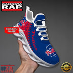 MLB Philadelphia Phillies Unique Design Custom Name Max Soul Shoes Running Sneakers