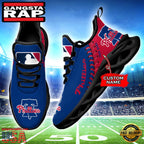 MLB Philadelphia Phillies Unique Design Custom Name Max Soul Shoes Running Sneakers