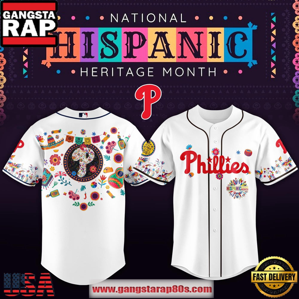 MLB Philadelphia Phillies X Hispanic Heritage Special Edition Baseball Jersey