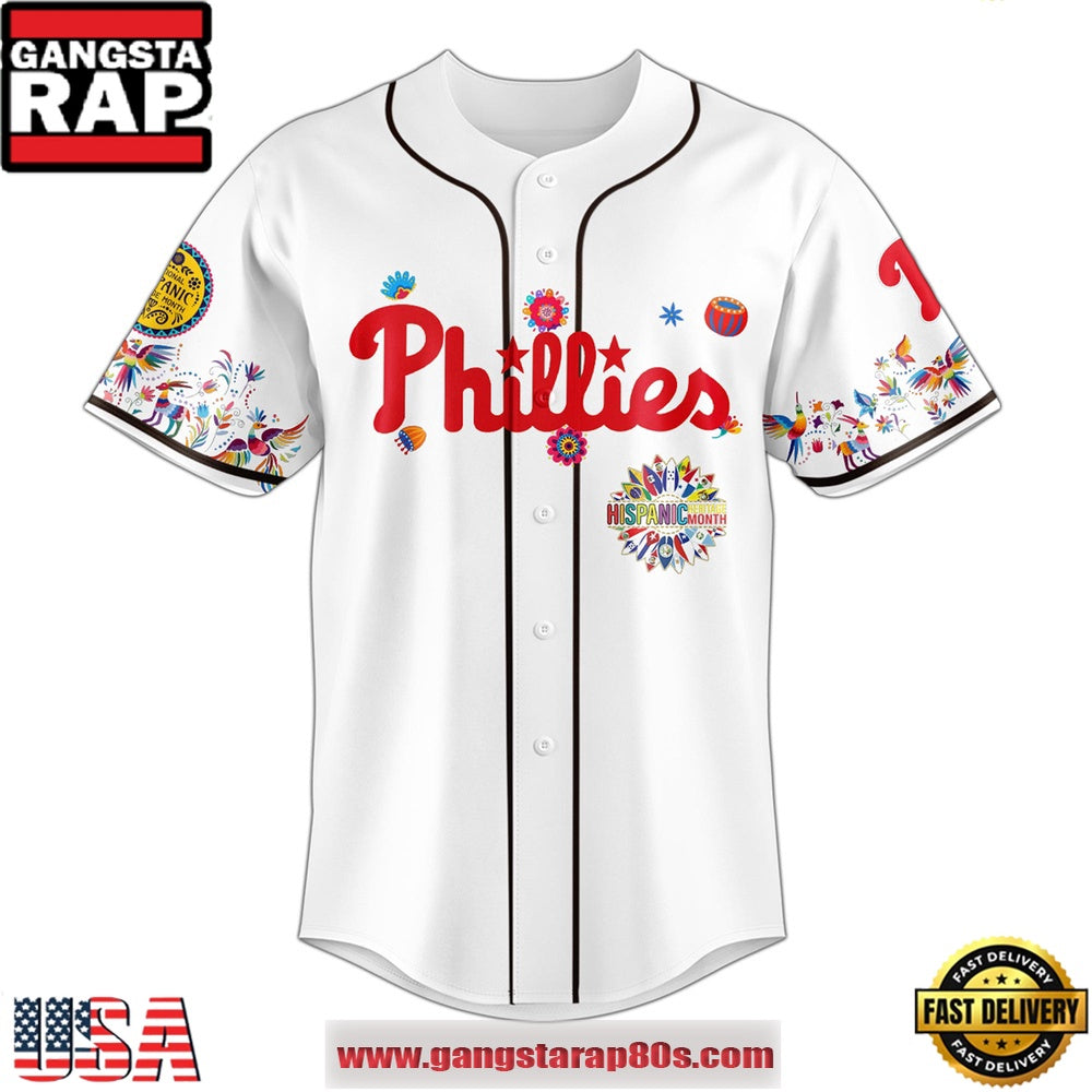 MLB Philadelphia Phillies X Hispanic Heritage Special Edition Baseball Jersey