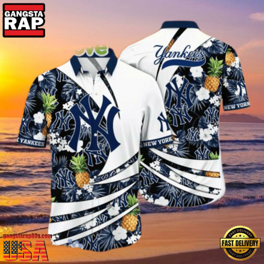 MLB Pineapple New York Yankees Tropical Style Hot Trending Hawaiian Shirt