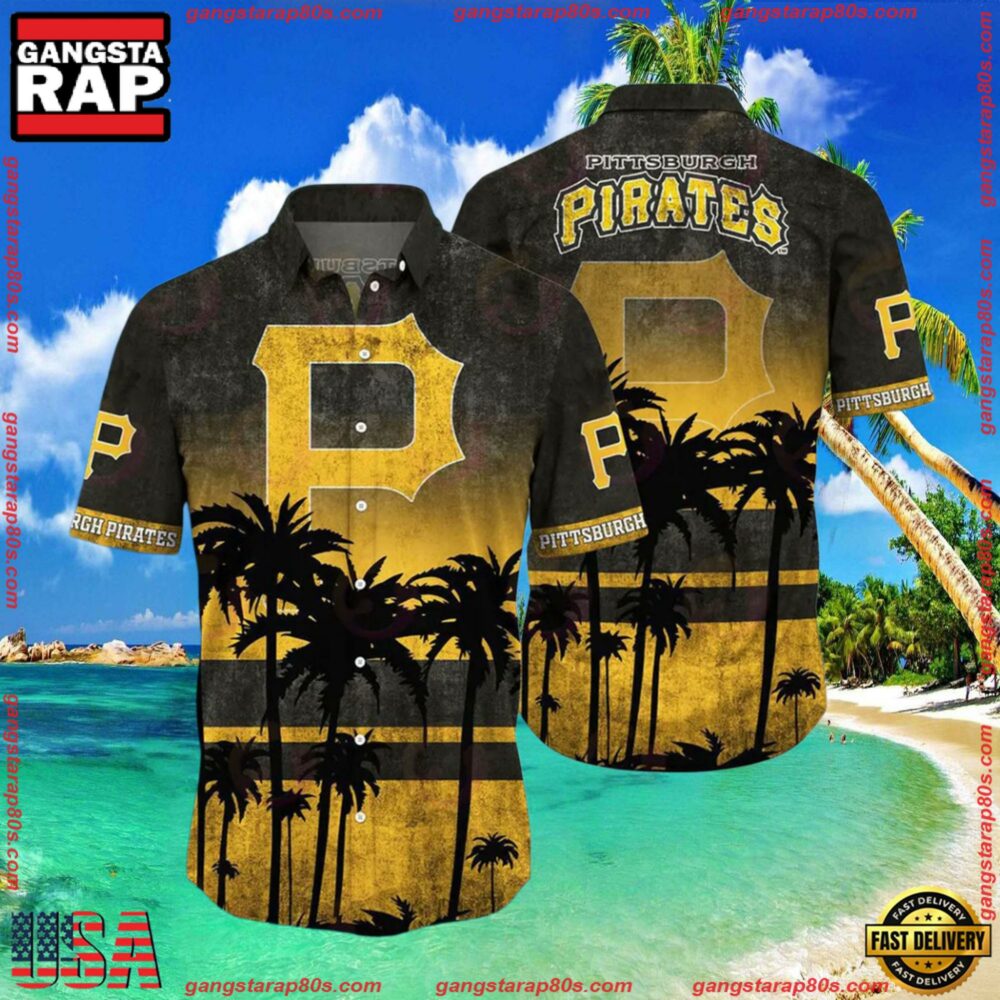 MLB Pittsburgh Pirates Aloha Hawaiian ShirtStyle Hot Trending