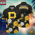 MLB Pittsburgh Pirates Classic Floral Aloha Hawaiian Shirt
