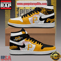 MLB Pittsburgh Pirates Unique Design Custom Name Air Jordan 1 Shoes Running Sneakers