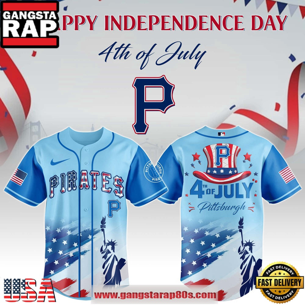 MLB Pittsburgh Pirates X Independence Day Special Edition Baseball Jerseys