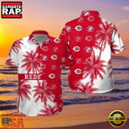 MLB Red Hot Palms Cincinnati Reds Hot Summer Aloha Shirt Summer Vibes