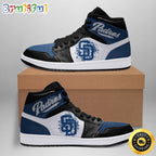 MLB San Diego Padres Air Jordan 1 High Sneakers Iconic Air Jordan 1 Shoes