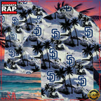 MLB San Diego Padres Aloha Hawaiian Shirt Summer Button Up