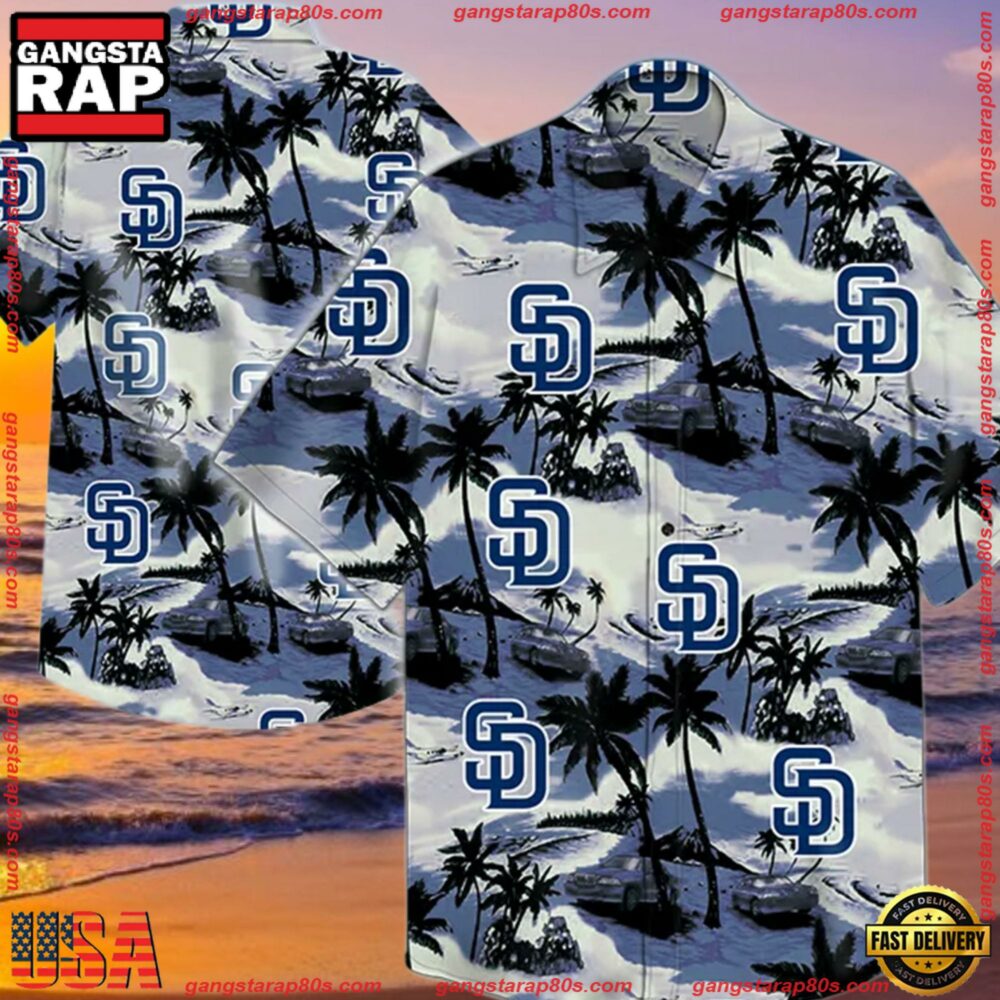 MLB San Diego Padres Aloha Hawaiian Shirt Summer Button Up