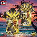 MLB San Diego Padres Aloha Hawaiian Shirt With Baby Yoda And Tiki Totem