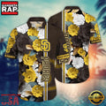 MLB San Diego Padres Golden Garden Aloha Hawaiian Shirt