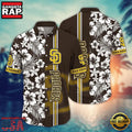 MLB San Diego Padres Hibiscus Harmony Aloha Hawaiian Shirt
