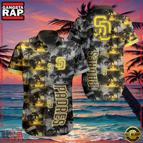 MLB San Diego Padres Summer Aloha Hawaiian Shirt