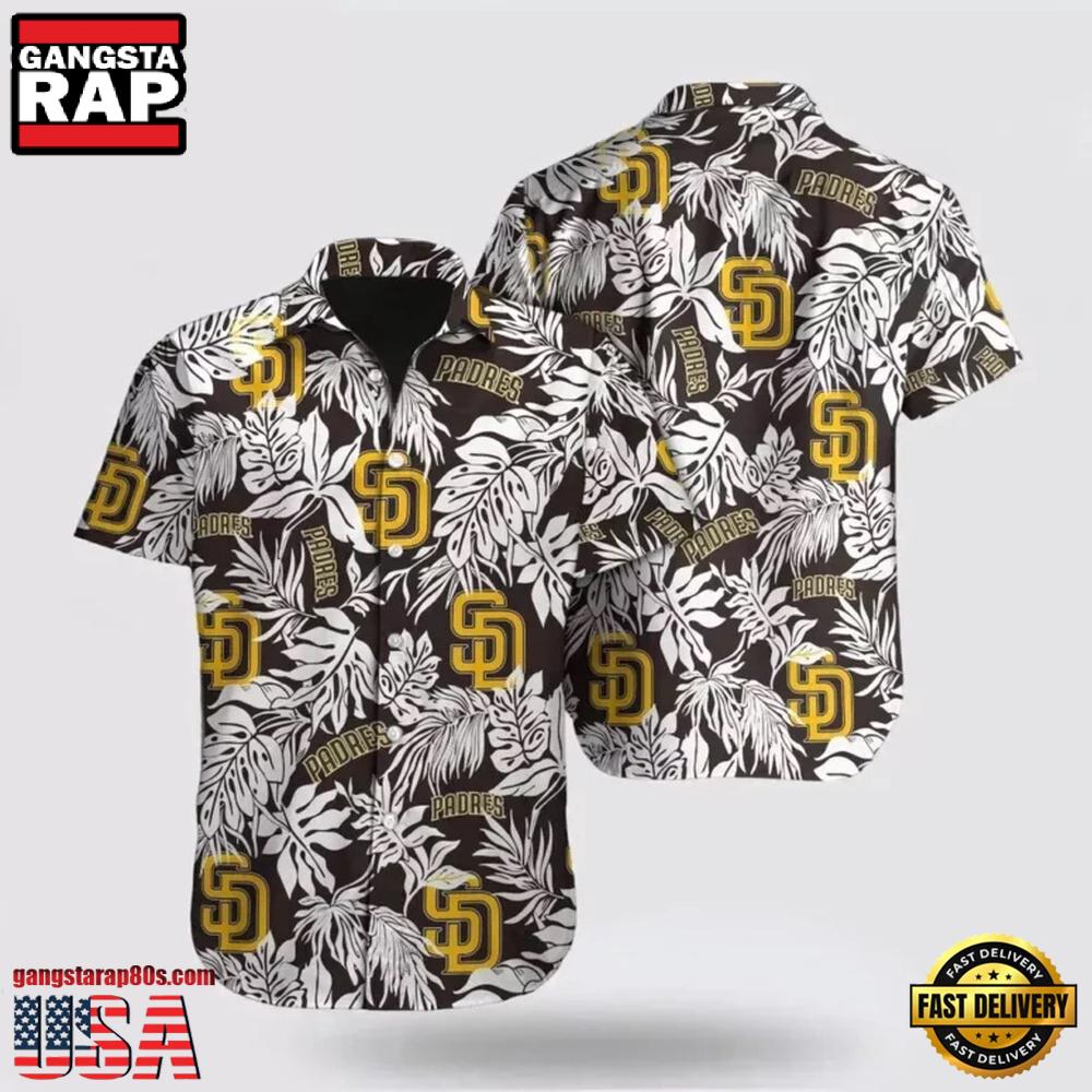 MLB San Diego Padres Tropical Jungle Aloha Hawaiian Shirt