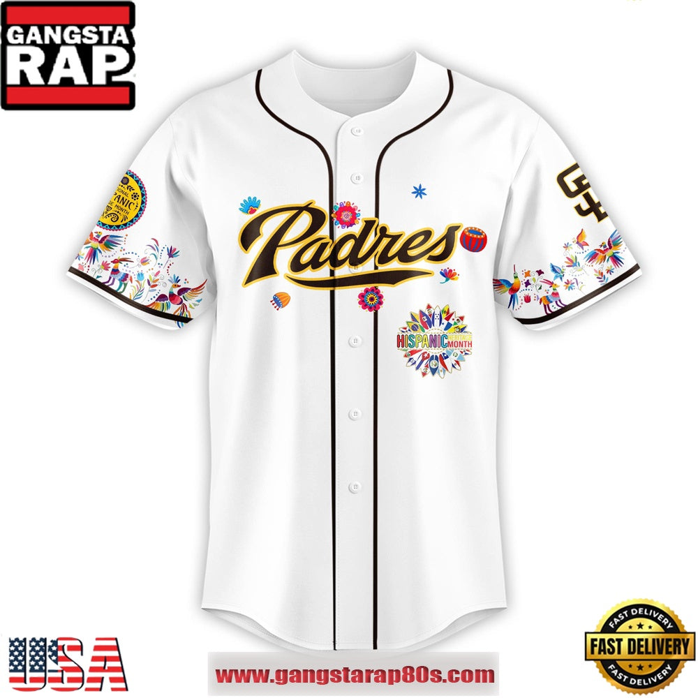 MLB San Diego Padres X Hispanic Heritage Special Edition Baseball Jersey