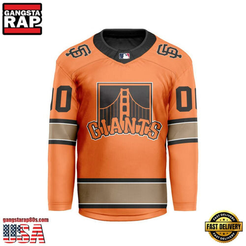 MLB Custom San Francisco Giants Special Hockey Jersey Shirt
