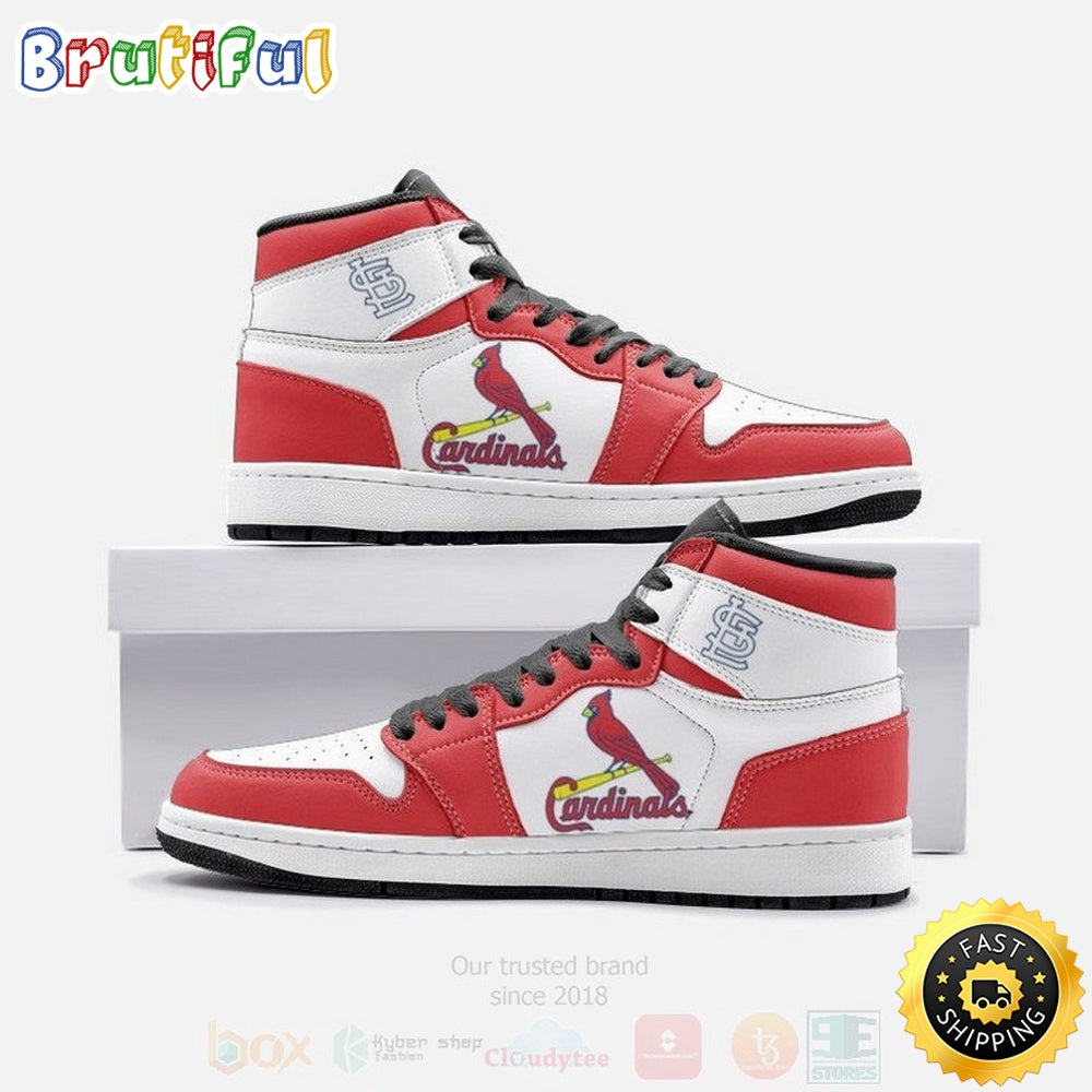 MLB St. Louis Cardinals Air Jordan 1 High Sneakers Classic Air Jordan Sneakers