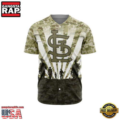 MLB St. Louis Cardinals Veterans New Design Baseball Jersey
